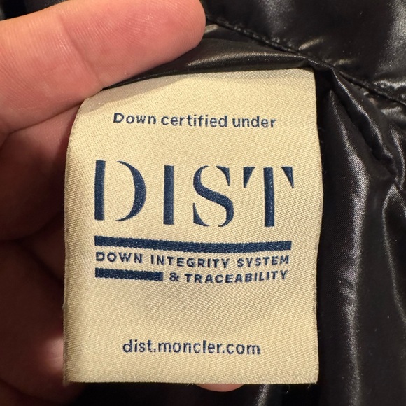 Moncler Men's Dark Gray Puffer Vest - Picture 8 of 8